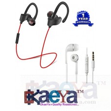 OkaeYa QC-10 Sports Bluetooth Headset 4.1 & Music/Talk Earphones